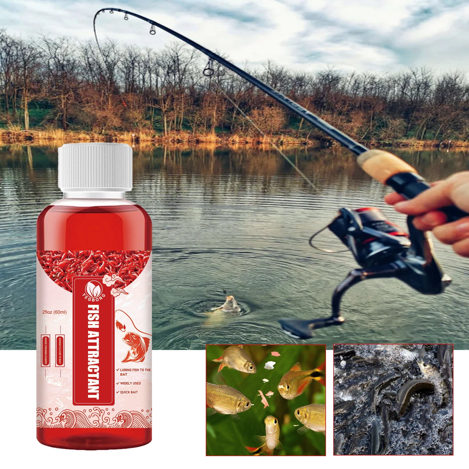 Natural Absorb Scent Fish Attractants For Absorb , Fishing Additive