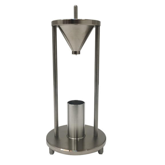 Natural Accumulation Bulk Density Volumeter Powder Density Tester with 12.7mm Dia Funnel