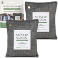 thumbnail image 1 of Natural Air Purifying Bag 200g (2 pack) Editor's Choice | Advanced Bamboo Charcoal Deodorizer suitable for home and car | Closet Odor Eliminator and Car Air Freshener | Durable Bamboo Charcoal Bag, 1 of 4