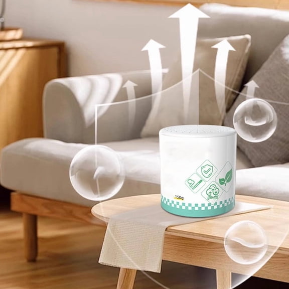 Natural Air Purifying Gel Odor Remover, Air Freshener, Slow-Release 24/7 Protection, Chemical-Free Safe Odor Relief, Wide Area Coverage for Home, Car, Office, Long-Lasting Fresh Air