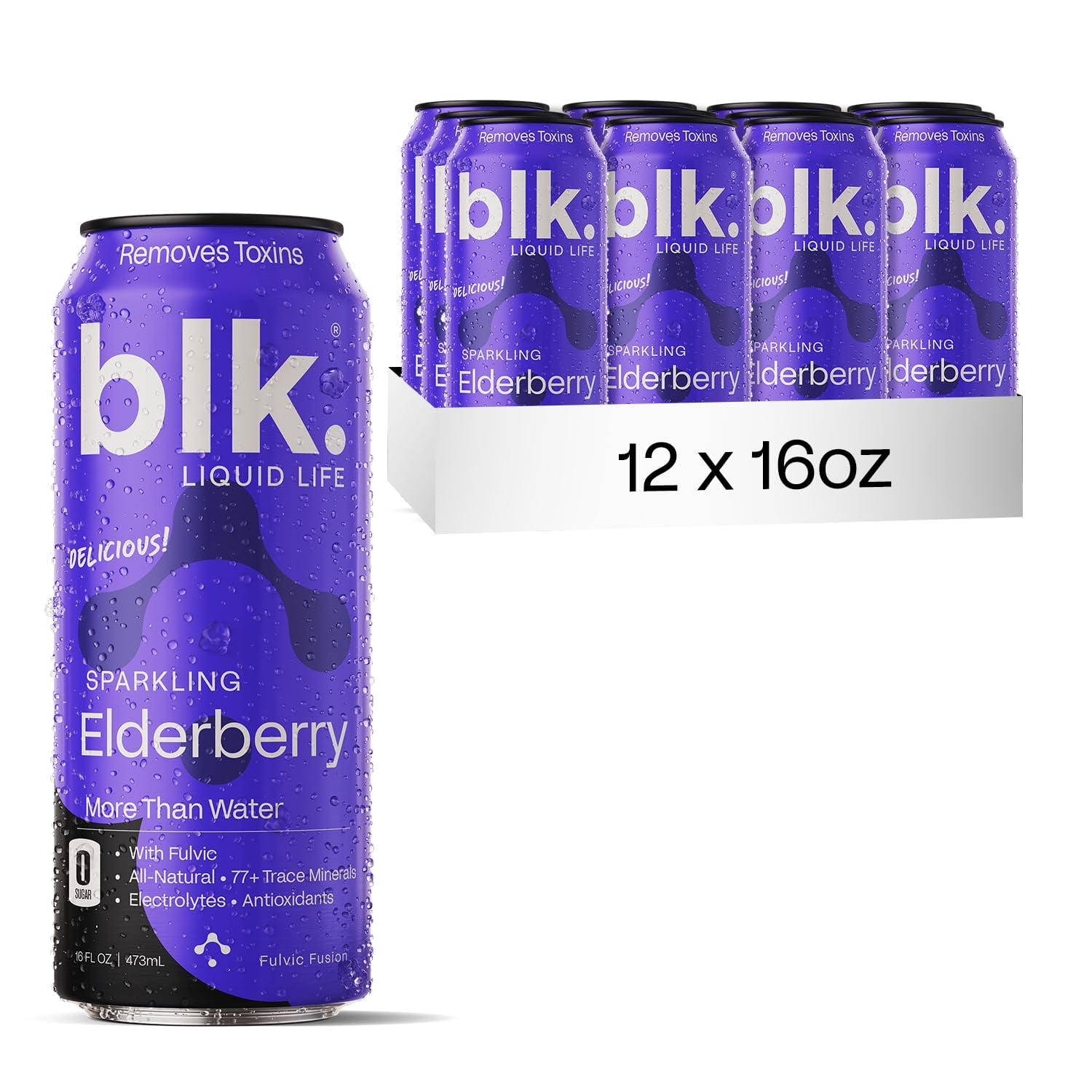 Natural Alkaline Mineral Sparkling Water Electrolyte Infused with