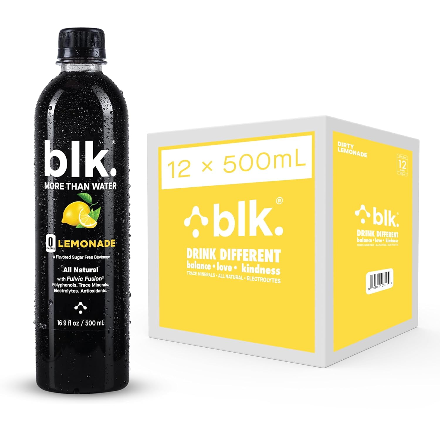 Natural Alkaline Mineral Water Electrolyte Infused with Fulvic and