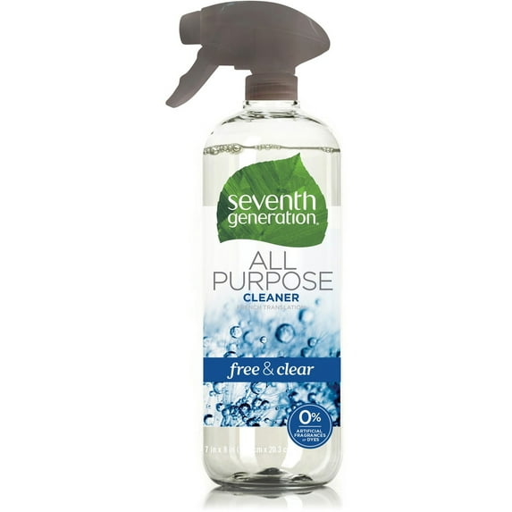 Natural All-Purpose Cleaner, Free And Clear/unscented, 23 Oz Trigger Spray Bottle | Bundle of 5 Each