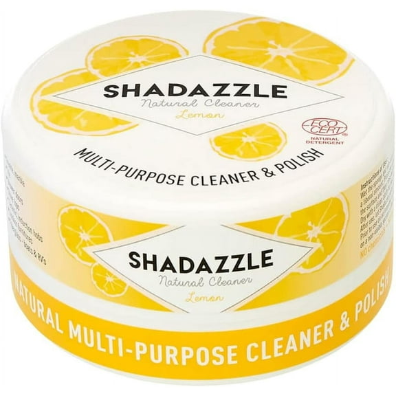 Natural All Purpose Cleaner and Polish – Eco friendly Multi-purpose Cleaning Product (1 Pack, Lemon)