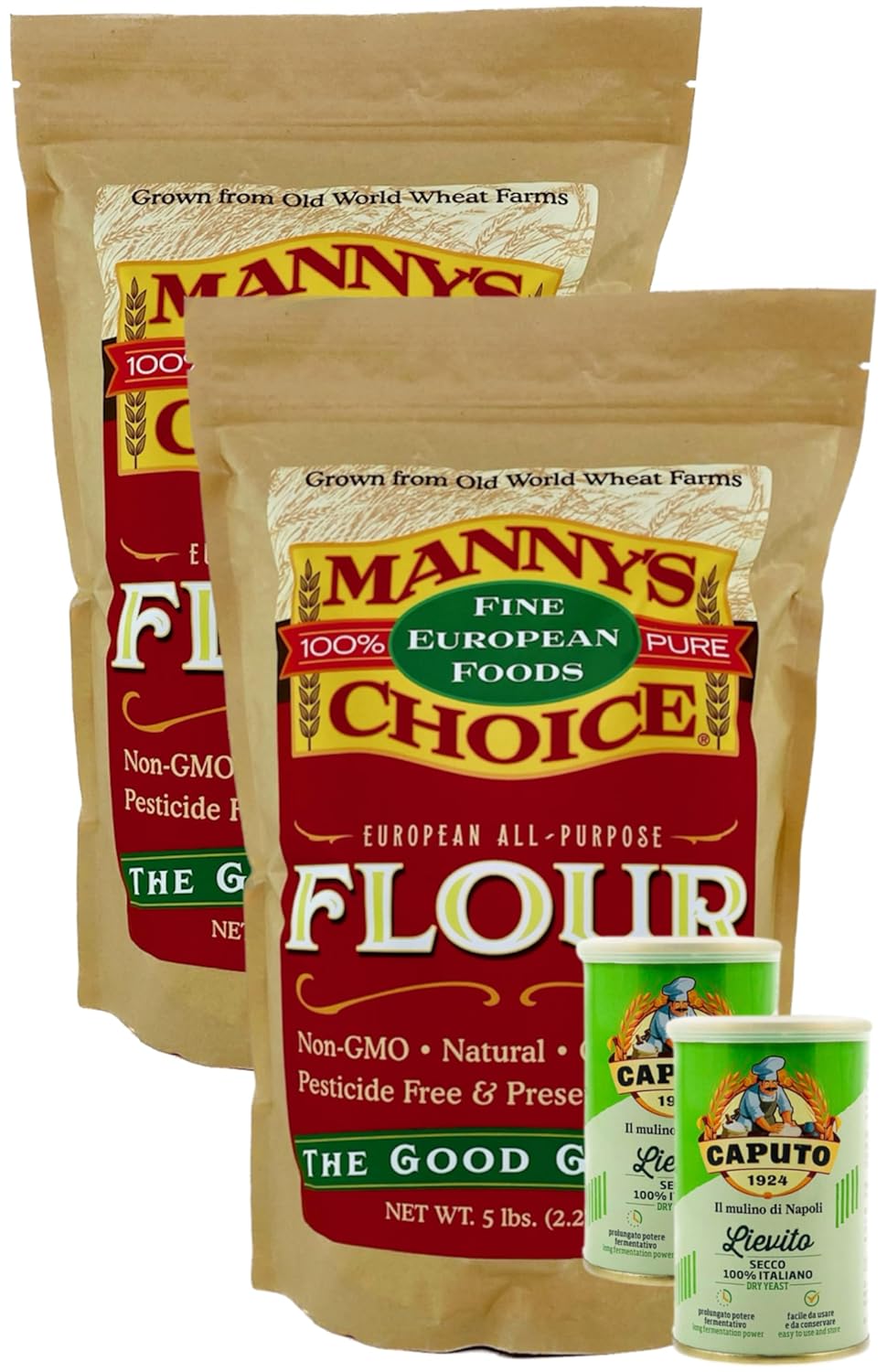 Natural All Purpose Unbleached Italian Artisan Wheat Flour Type 0 for