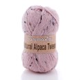 thumbnail image 1 of Mary Maxim Alpaca Yarn Medium Worsted Weight Pink Tweed Yarn 262 Yards, Rose Quarts, 1 of 7