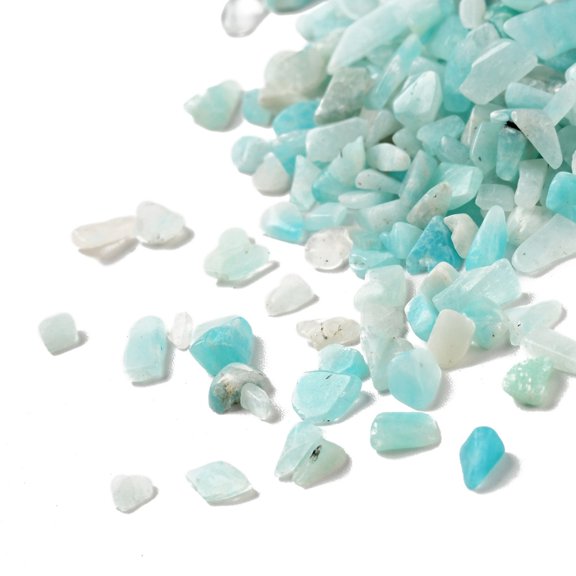 Natural Amazonite Beads No-hole/Undrilled Chip 1~13x1~9x0.5~6mm about 21000pcs/1000g