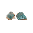 thumbnail image 1 of Natural Amazonite Gold Stud Earrings NAZGSE14, 1 of 6