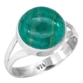 thumbnail image 1 of Natural Amazonite Ring 925 Sterling Silver Handmade Jewelry, 1 of 6