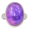 thumbnail image 1 of Natural Amethyst - Africa 925 Sterling Silver Ring Jewelry s.7.5 ALLR-26138, 1 of 1