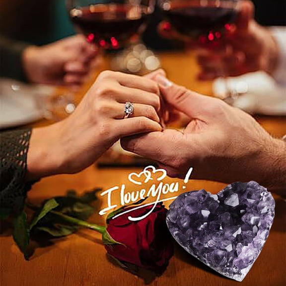 Natural Amethyst Cluster, Amethyst Cave Specimen Featuring Raw Uruguayan Geode Crystal formation for Meditation Display and Mineral Collection Blahzhy | Purple