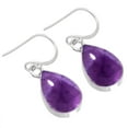 thumbnail image 1 of Natural Amethyst Earring 925 Sterling Silver Handmade Jewelry, 1 of 5