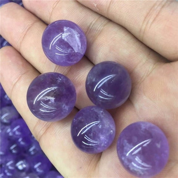 Natural Amethyst Quartz Sphere Big Pretty Ball Healing Purple Stone 1Pc