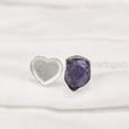 thumbnail image 1 of Natural Amethyst Ring, Raw Amethyst Adjustable Ring, Feb Birthstone, Heart Stone, 925 Sterling Silver, Womens Ring, Christmas, Thanksgiving, Handmade, Statement Jewelry, Rough Gemstone Jewelry, 1 of 5