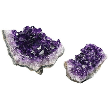 Natural Amethyst Rough Stone Amethyst Decoration Home Decoration Amethyst Block Multicolor Crystal Desktop Ornaments Clearance