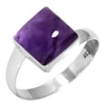 thumbnail image 1 of Natural Amethyst Women Jewelry 925 Sterling Silver Ring, 1 of 6