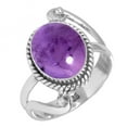 thumbnail image 1 of Natural Amethyst Women Jewelry 925 Sterling Silver Ring, 1 of 6