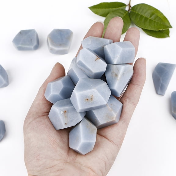 Natural Angel Stone Rough Rocks | Healing Energy Stones | 3-3.5cm 200g Bundle | for Meditation, Crystal Gardening, Decoration