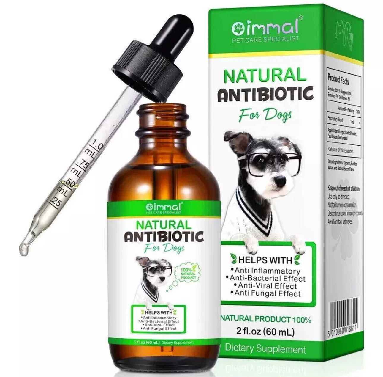 Natural Antibiotic for Dogs  Immune & Allergy Relief Multivitamin 60 ML