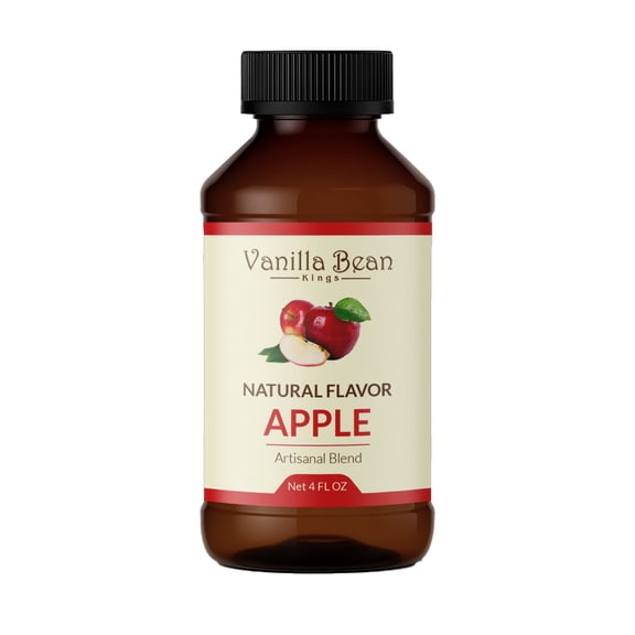 Natural Apple Extract for Baking and Flavoring - 4 OZ - Natural Flavors for Baked Goods, Desserts, & Cooking