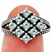 DESIREGEM Natural Aquamarine - Brazil 925 Sterling Silver Ring s.5 Jewelry DGR1106_A_5 R-1018