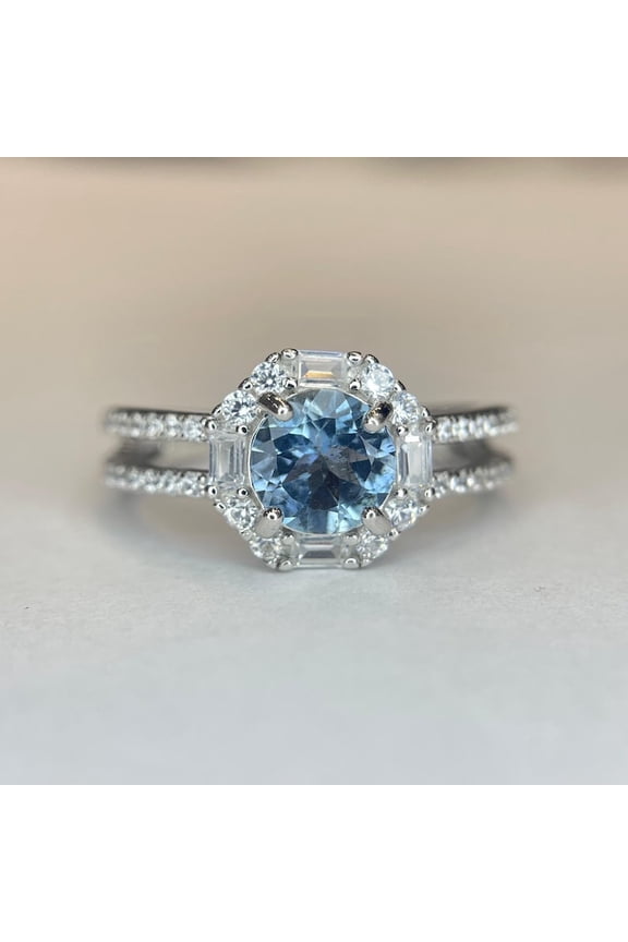 Natural Aquamarine Ring, Stone Ring, March Birthstone Ring, High quality Aquamarine Jewelry, Ocean Inspired Jewelry