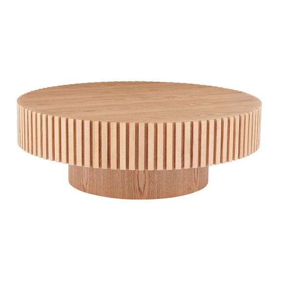 Natural Ash MDF Coffee Table with Modern Style / Versatile for Home Furnishing