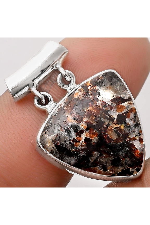 Natural Astrophyllite - Russia 925 Sterling Silver Pendant Jewelry P-1198 SDP106182