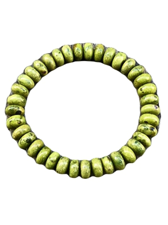 Natural Atlantisite 8mm Rondelle Shape Smooth Cut Beads Stretchable Bracelet for Men & Women.