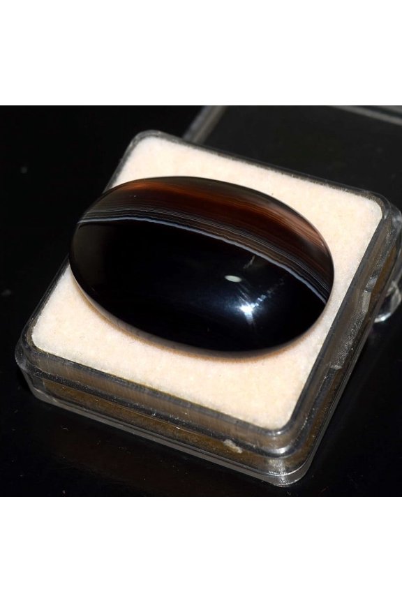 Natural Australian Banded Agate Cabochon Loose Gemstone 46.45 Cts