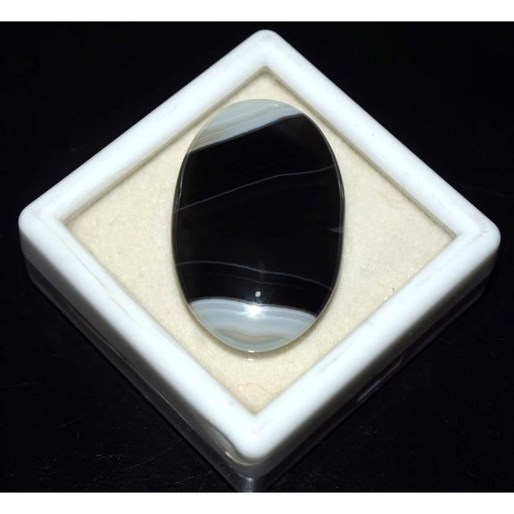 Natural Australian Banded Agate Cabochon Loose Gemstone 48.45 Cts