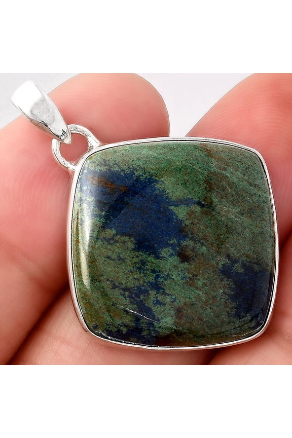 Natural Azurite 925 Sterling Silver Pendant Jewelry P-1001 SDP154685