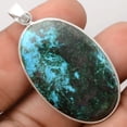 thumbnail image 1 of Natural Azurite Chrysocolla 925 Sterling Silver Pendant Jewelry P-1001 SDP155850, 1 of 5