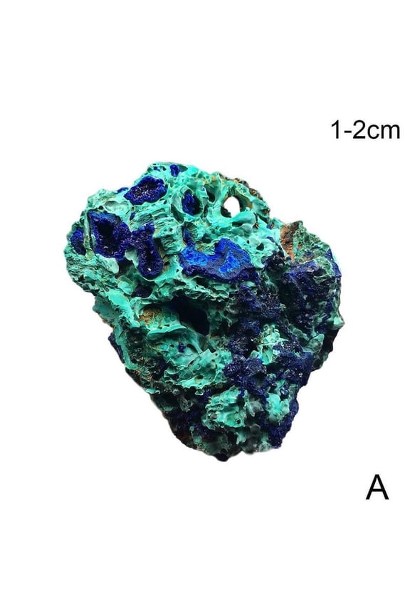 Natural Azurite Malachite Geode Crystal Mineral Specimen Stone. Reiki L0D7