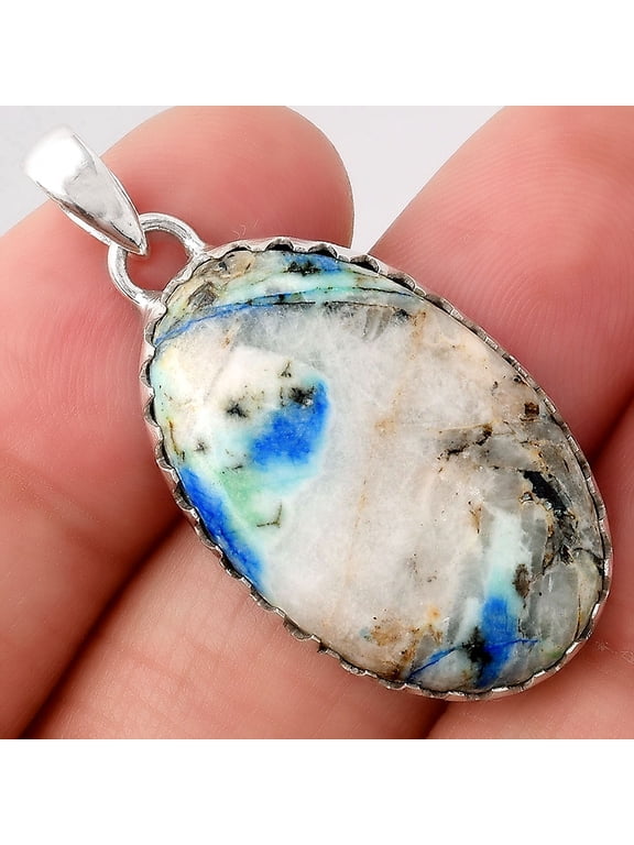 Natural Azurite Turquoise 925 Sterling Silver Pendant Jewelry P-1325 SDP154681
