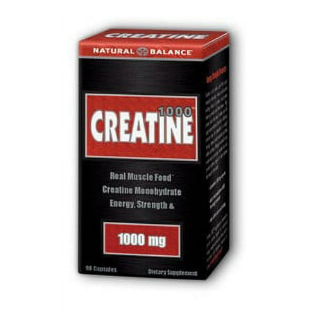 Natural Balance Creatine 1000 mg Capsules, 90 Ct