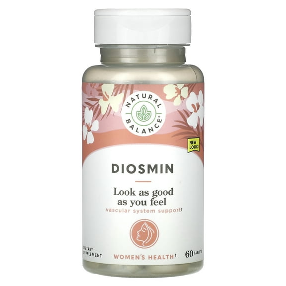 Natural Balance Diosmin, 60 Tablets (500 mg per Tablet)