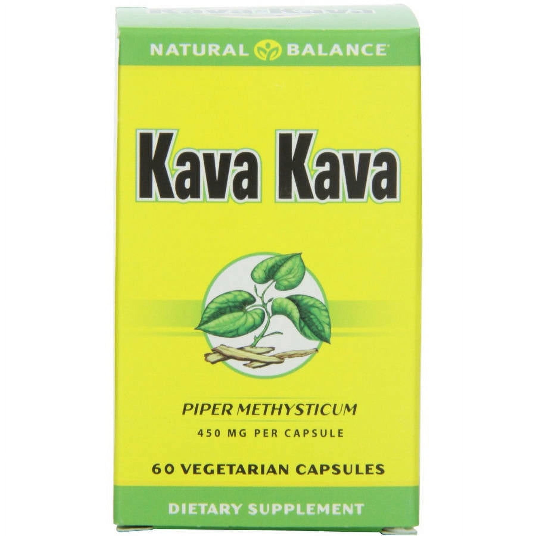 Natural Balance Kava Kava Root Vegetarian Capsules, 60 CT