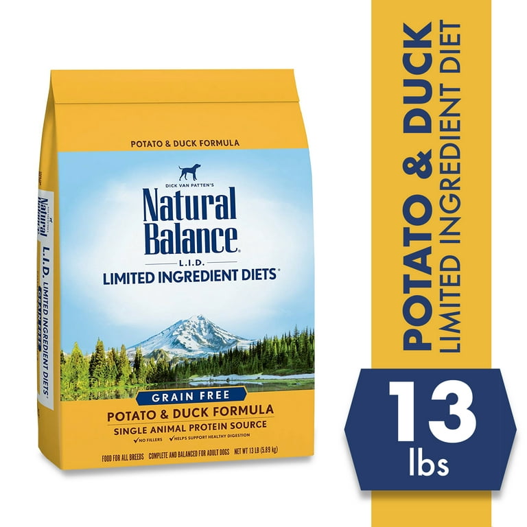 Natural Balance Limited Ingredient Diets Potato Duck Formula Dry Dog Food 13 Pounds Grain Free Walmart
