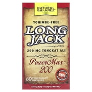 Natural Balance Long Jack, PowerMax , 60 Vegetarian Capsules 100 mg per Capsule