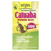 Natural Balance Maximum Potency Catuaba Power Max 500 60 Veg Caps