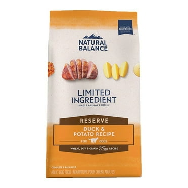 Natural Balance Pet Foods Limited Ingredient Reserve Grain Free Adult Dry Dog Food Duck & Potato 4-lb