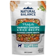 Natural Balance Pet Foods Original Ultra Platefulls Wet Dog Food Pouch Harvest Chicken & Rice Recipe, 9 OZ 1 PK
