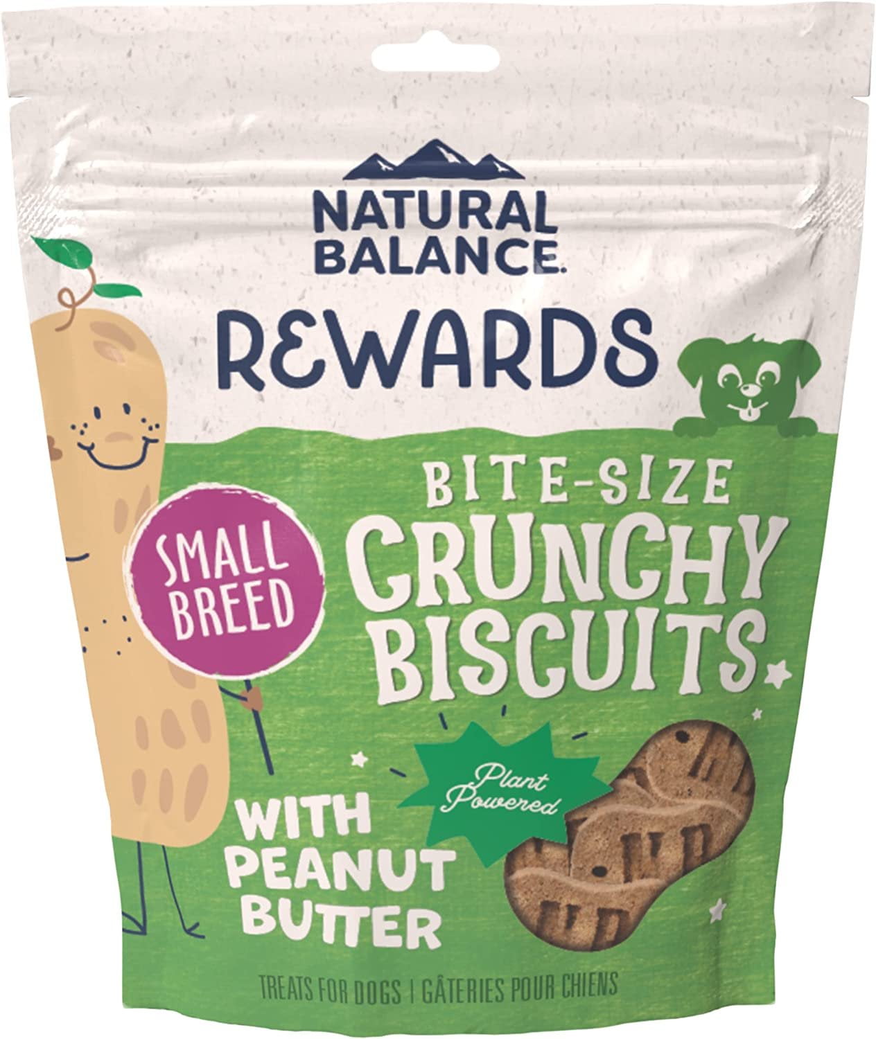 Natural Balance Crunchy Biscuits Small Breed With Peanut Butter Natural Balance Crunchy Biscuits Small Breed With Peanut Butter
