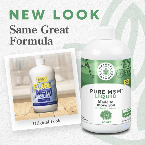 Natural Balance PureMSM Liquid (Btl-Plastic) 700mg 16oz