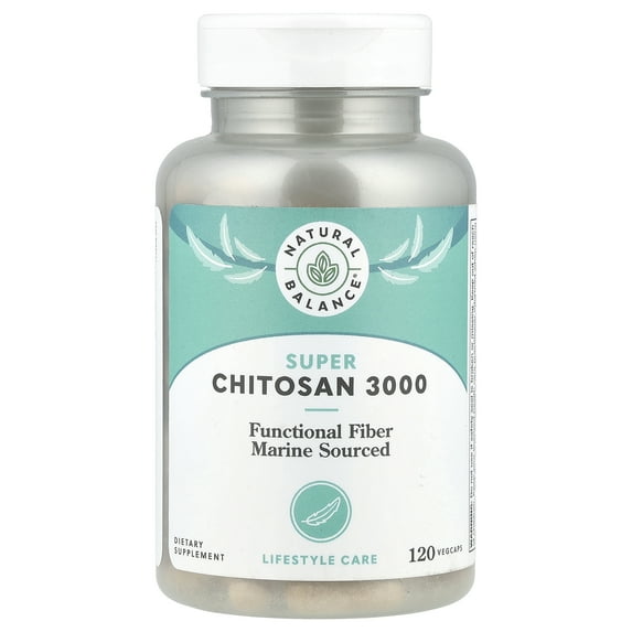 Natural Balance Super Chitosan 3000, 120 VegCaps (750 mg per Capsule)