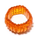 thumbnail image 1 of Natural Baltic Amber Gemstone Handmade Cuff Adjustable, 1 of 2