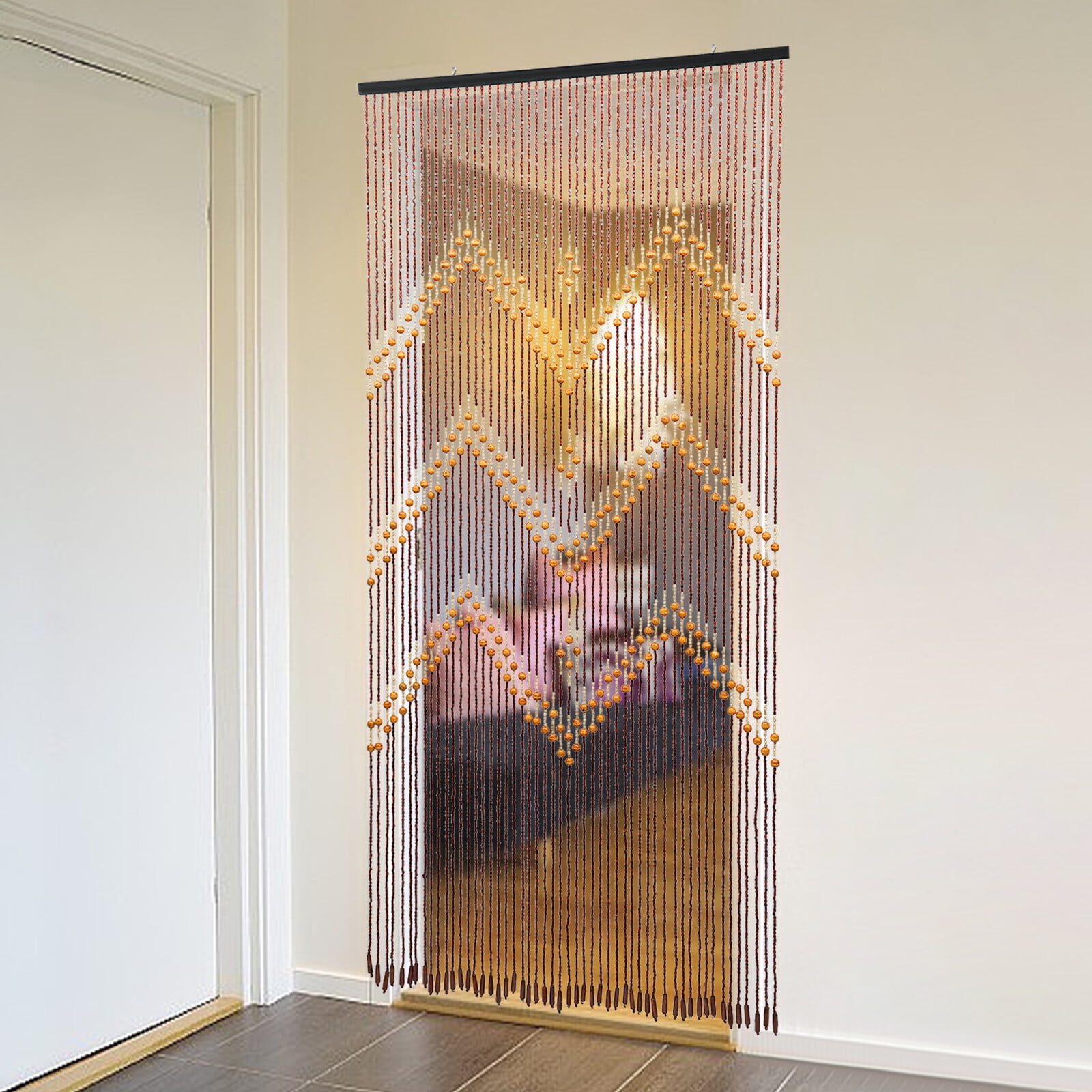 Natural Bamboo 52 Strands Handmade Curtain Beads Window Door Shoji Room Divider