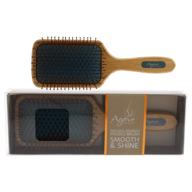 Agave Natural Bamboo Paddle Brush for Unisex 1 PC Hair Brush