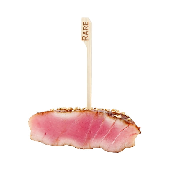Natural Bamboo Paddle Skewer - Rare Label - 4" - 1000 count box